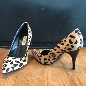 Steve Madden cheetah print heels 8